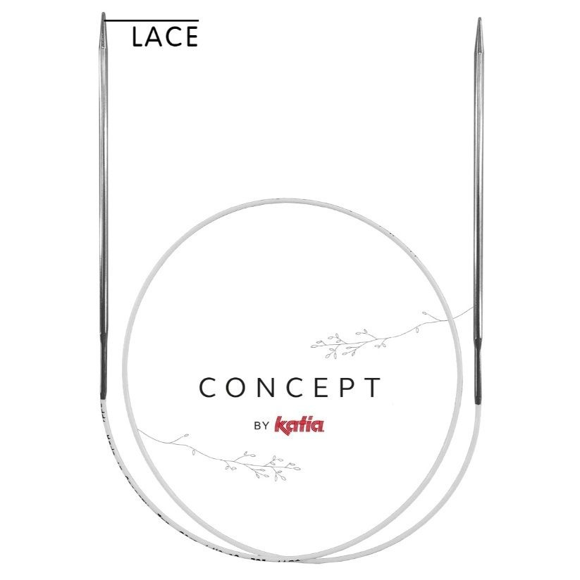Спицы круговые, супергладкие CONCEPT BY KATIA Lace длина 150 см, № 4,0  #1