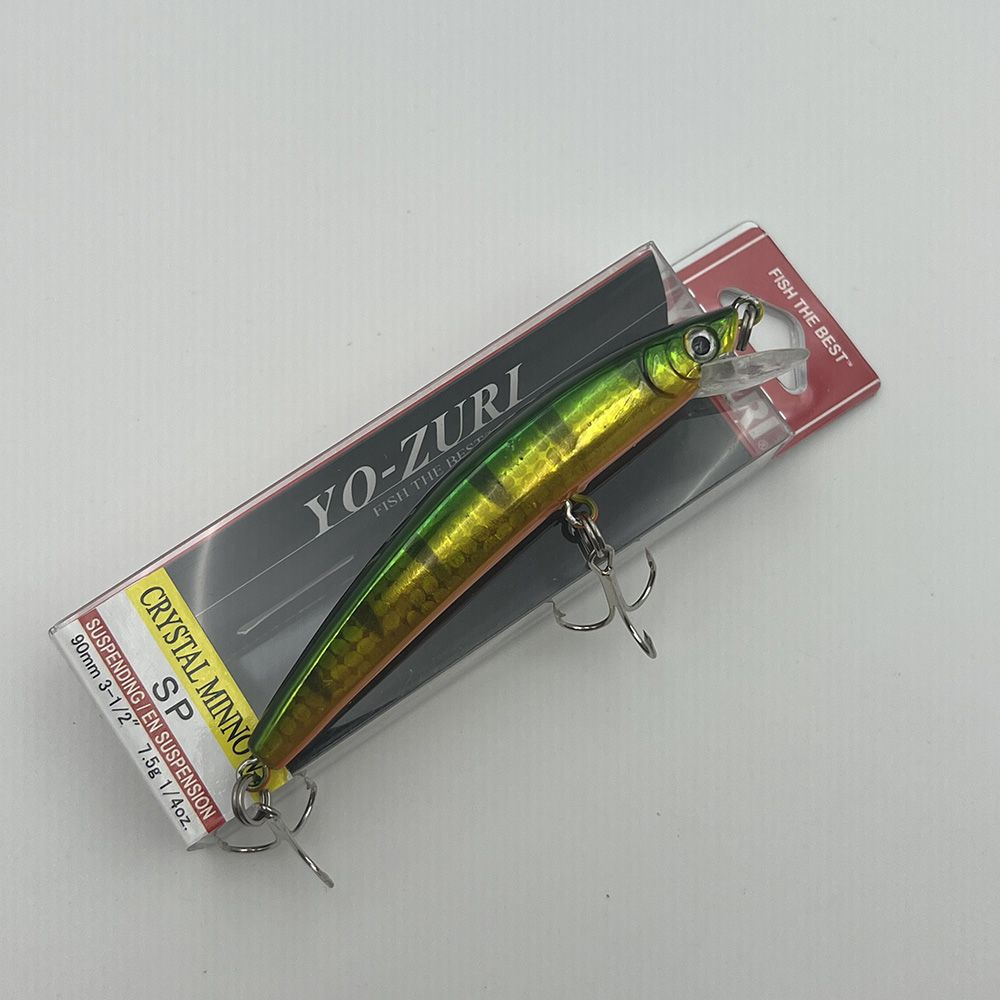 Воблер для рыбалки Yo Zuri Crystal Killer minnow-SP 90mm 7.5g на щуку, жерех, судак, окунь минноу  #1