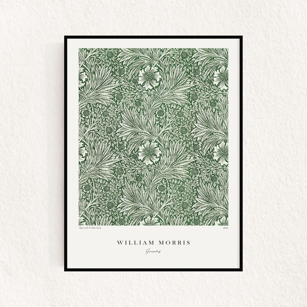 Постер "William Morris - Greens" 21х30см #1