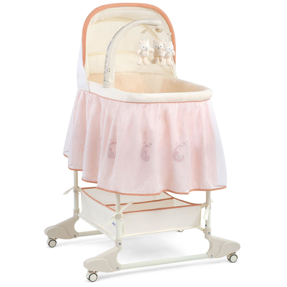 Колыбель-кроватка для новорожденного с электронной системой укачивания Simplicity GL4050 Auto (Moon Bear) #1