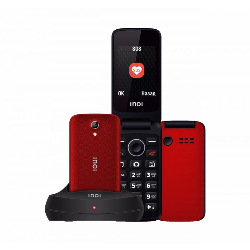 Телефон Inoi 247B Red (С док-станцией) #1