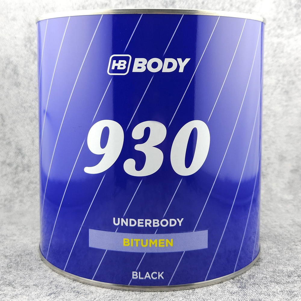 Антикоррозийное покрытие BODY 930 черное, шумопоглощающее, банка 2,5 кг.  #1