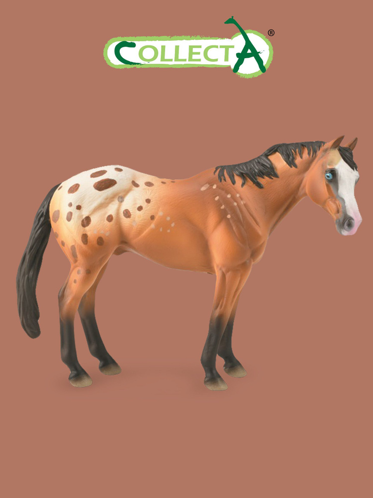 Фигурка Коллекта Лошадь Светло-коричневый жеребец Аппалузы, 88933b  #1