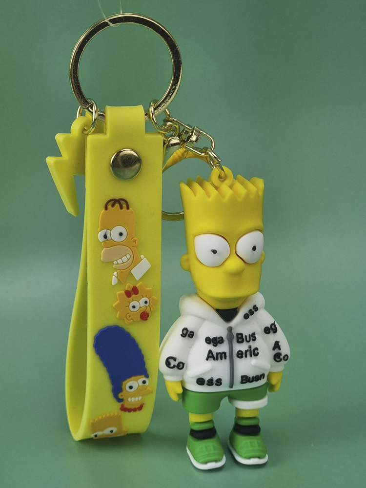 Брелок-браслет Симпсоны. Барт/Брелок-игрушка Симпсоны/Брелок для ключей Симпсоны. Барт  #1