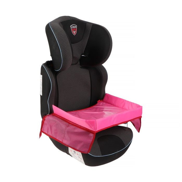 Столик-органайзер TORSO Для детского автокресла, розовый, 35х50 см  #1