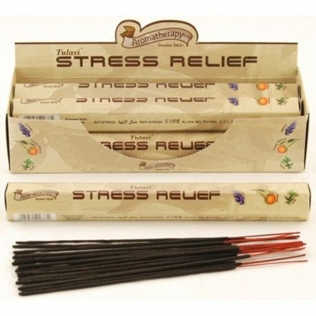 Tulasi STRESS RELIEF Aromatherapy Incense Sticks, Sarathi (Туласи благовония ПОМОЩЬ ПРИ СТРЕССЕ, Саратхи), #1