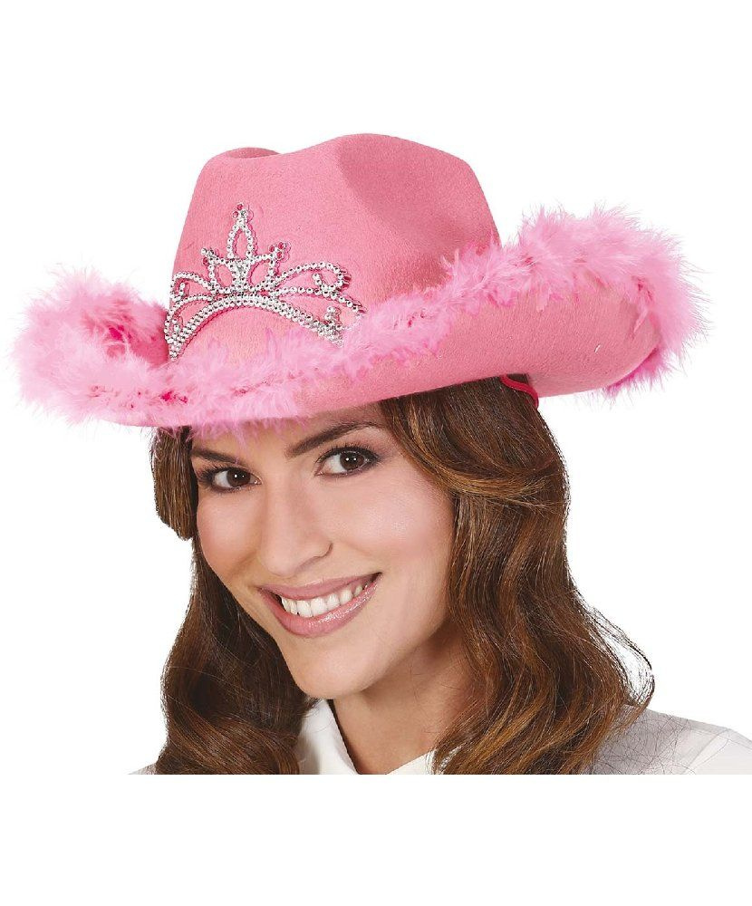 Розовая ковбойская шляпа (17199) #1