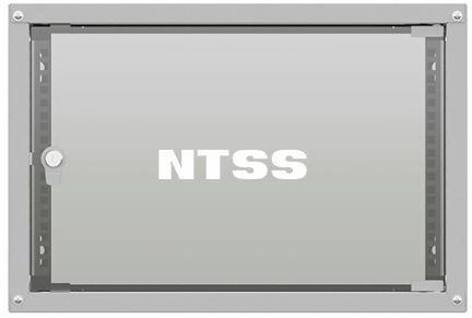 Шкаф коммутационный NTSS Lime (NTSS-WL6U5560GS) настенный 6U 550x600мм пер.дв.стекл несъемн.бок.пан. #1