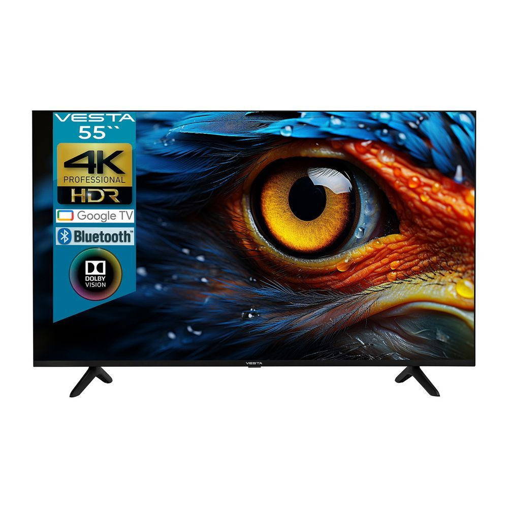 VeSta Телевизор V55MU8500 55" 4K UHD, черный #1