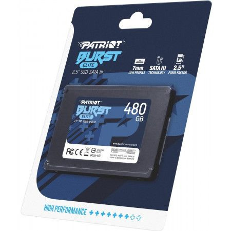 Patriot Memory 480 ГБ Внутренний SSD-диск Burst Elite (PBE480GS25SSDR) #1