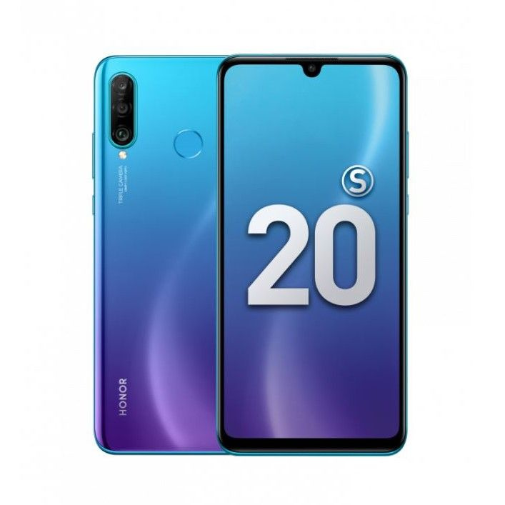Honor Смартфон 20S 4/128 ГБ, синий, фиолетовый #1