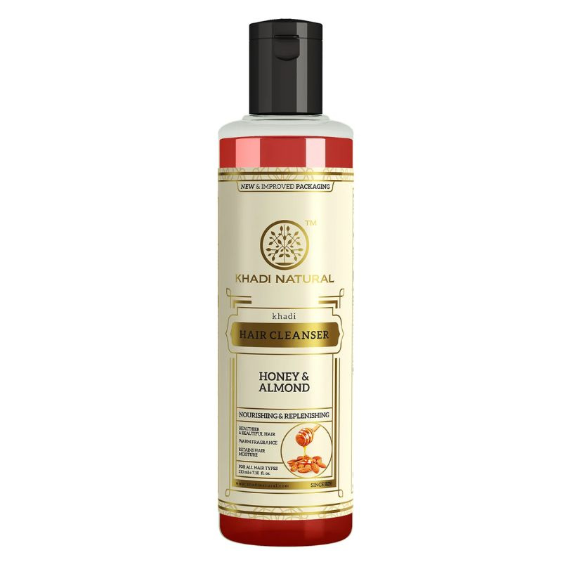 Шампунь Мед и Миндаль Кхади Натурал / Hair Cleanser Honey Almond Khadi Natural , 210 мл.  #1