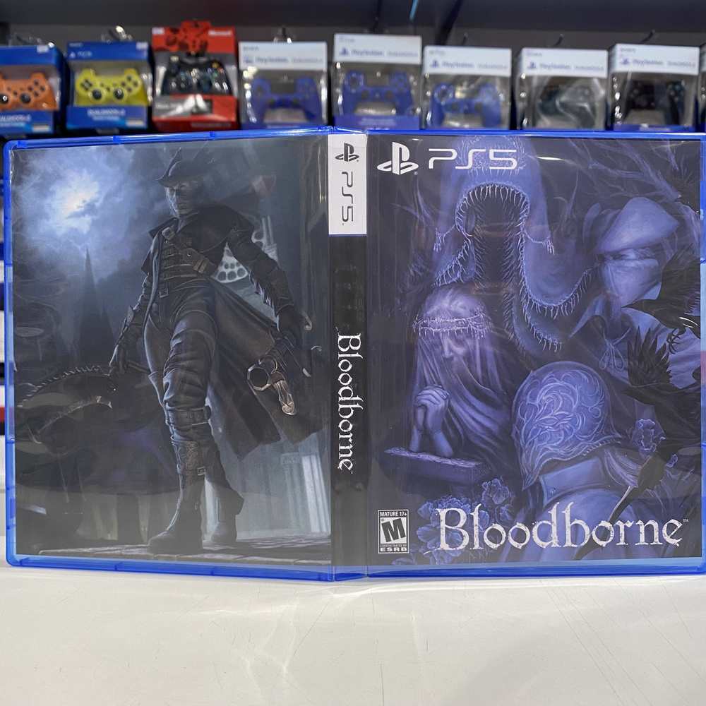 Игра "Bloodborne" PS5 - Кастомная обложка для диска #1