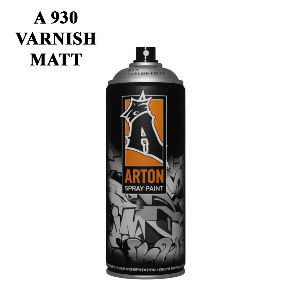 Аэрозольная краска Arton A930 Varnish Matt - Аэрозоль 520 млл #1