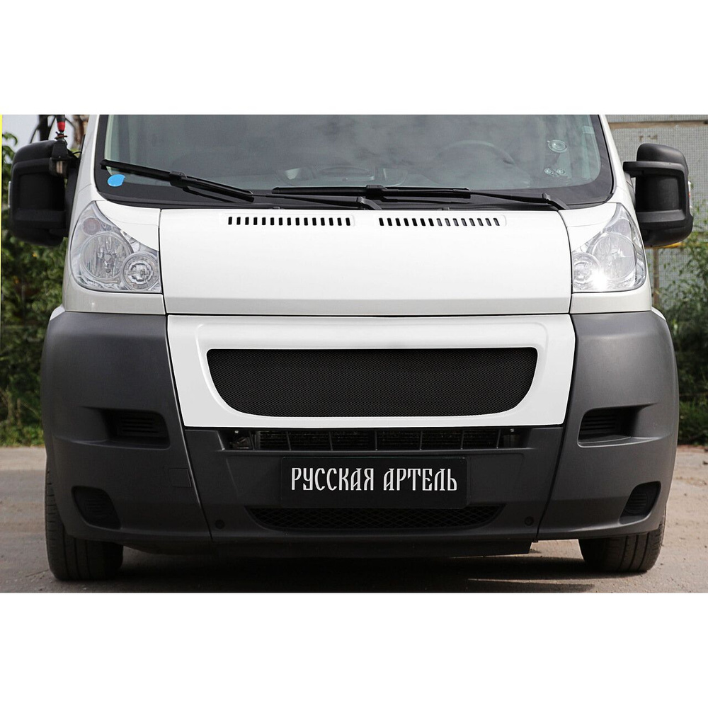 Решётка радиатора с черной сеткой для Fiat Ducato 2012-2013 (250 кузов)  #1