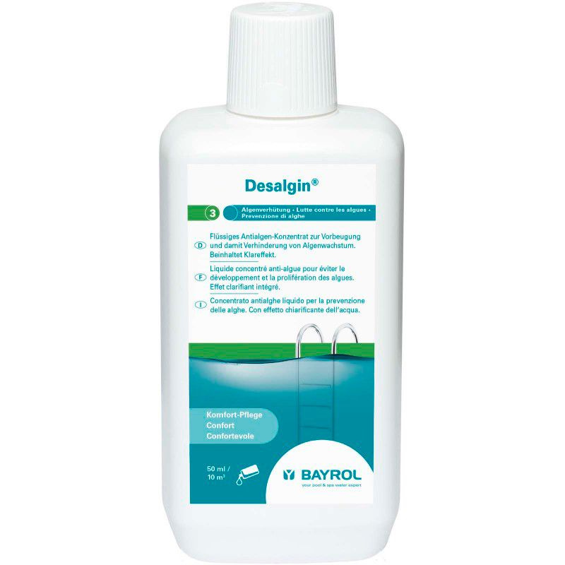 Альгицид жидкий Дезальгин (Desalgine) для бассейна 1 л (1 кг) Bayrol - Химия для дезинфекции и очистки #1
