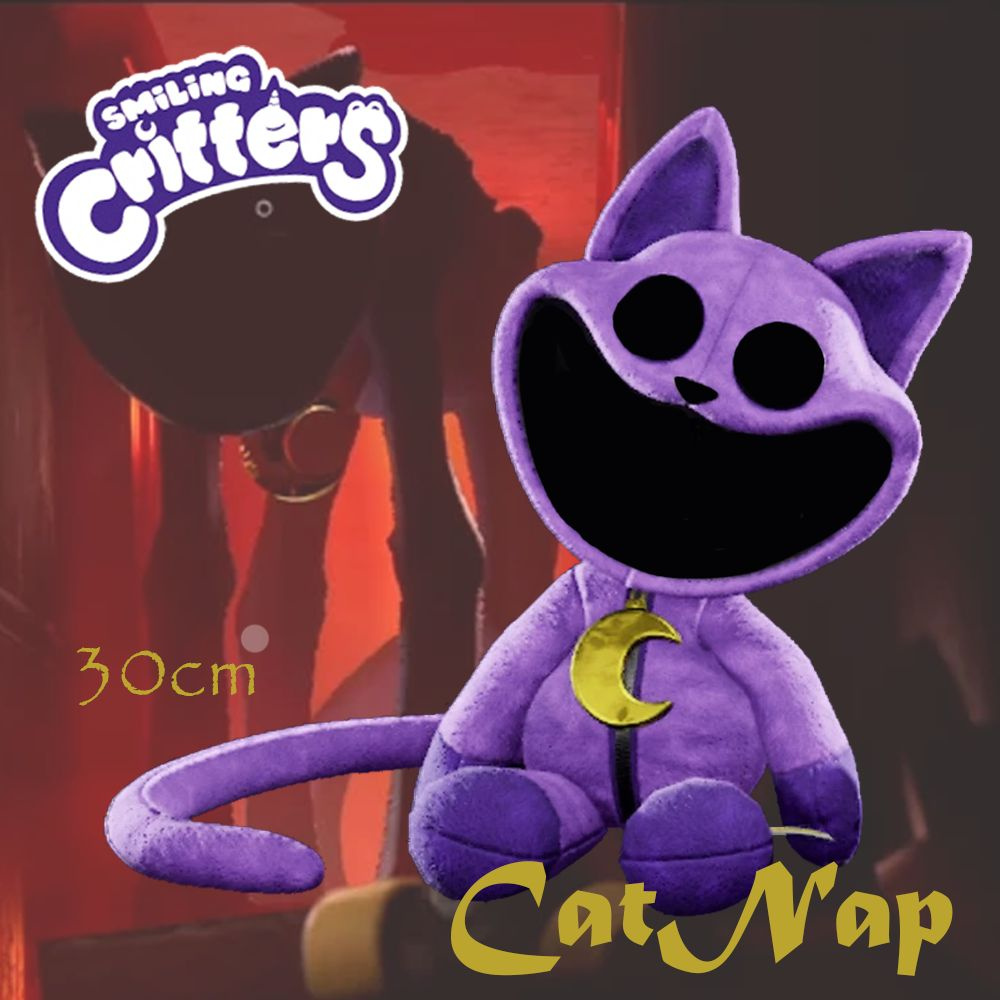Мягкая игрушка, Poppy playtime 3, smiling critters cartoon, CatNap ...