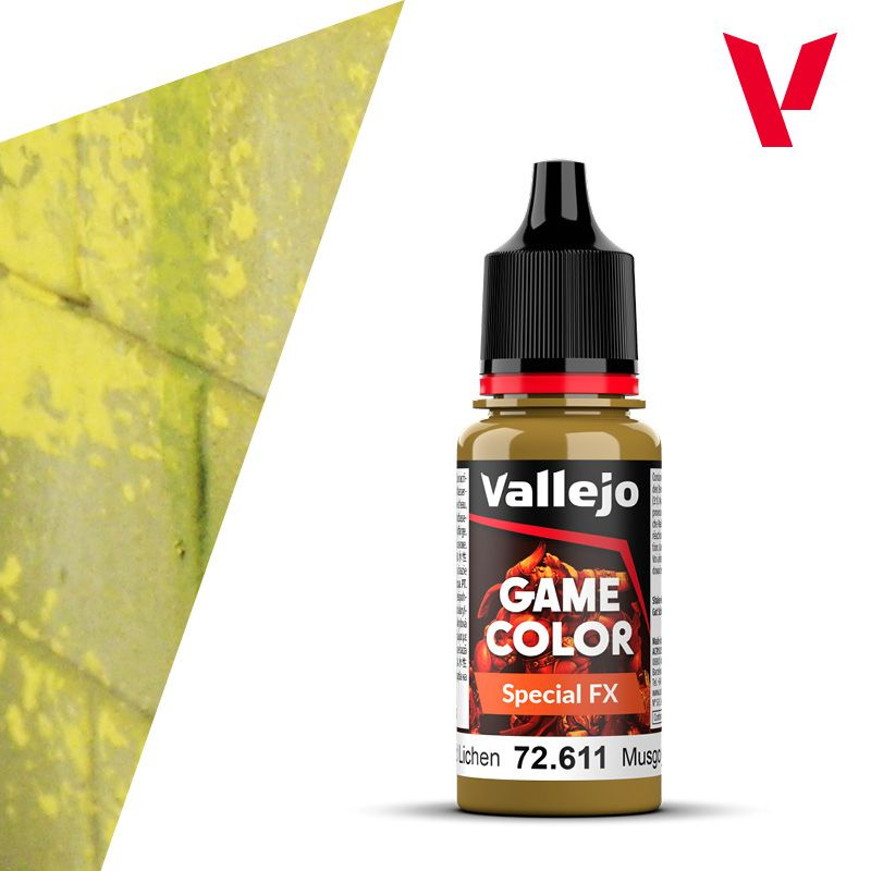 Vallejo Game Color Special FX Moss and Lichen / Мох и лишайник 72.611 18мл #1