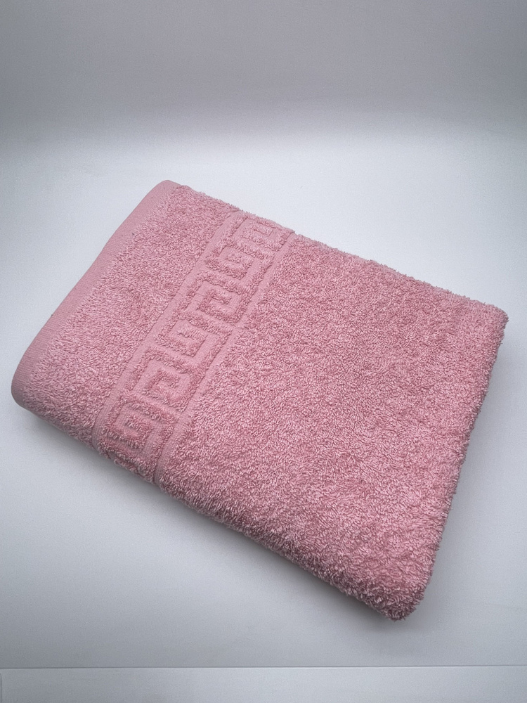 Полотенце махровое TM TEXTILE 50x90 розовый 12, 1шт.,плотность 430  #1