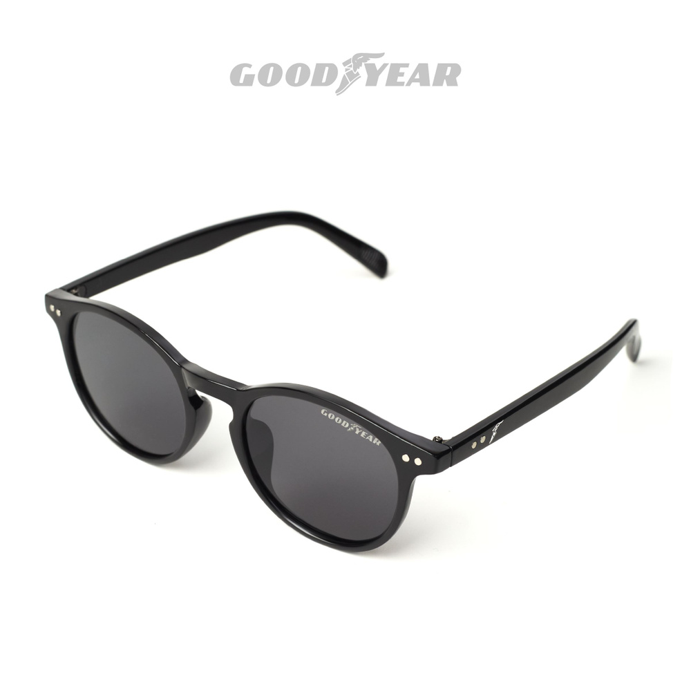 Очки солнцезащитные Goodyear поляризационные круглые, черный  #1