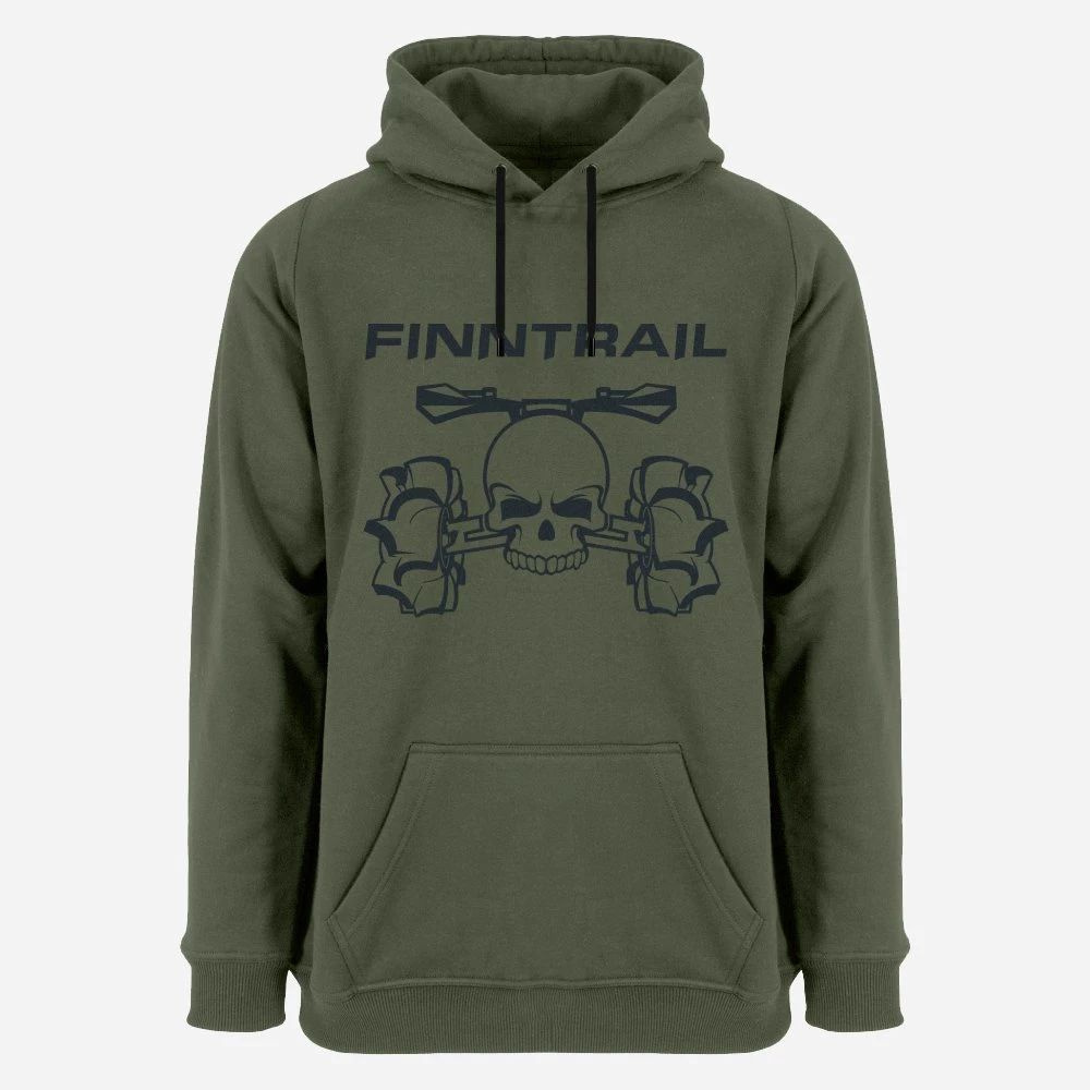 Толстовка Finntrail ATV SKULL Khaki #1