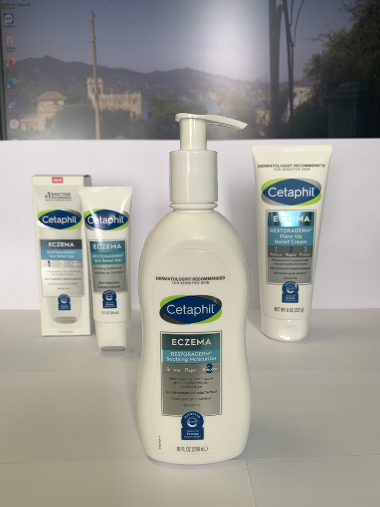 Cetaphil / Eczema restoraderm Успокаивающий увлажняющий крем, 296 мл. #1