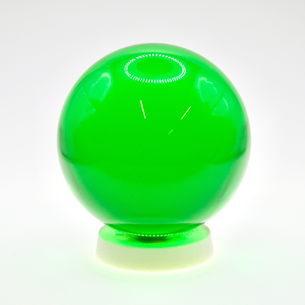 Акриловый шар для контактного жонглирования 70 мм, зелёный  #1