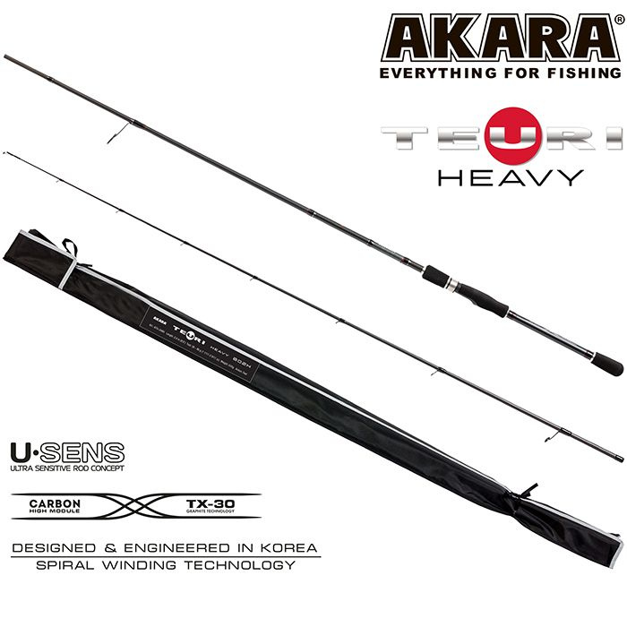Спиннинг штекерный Akara Teuri Heavy H 30-80г 2,4м #1