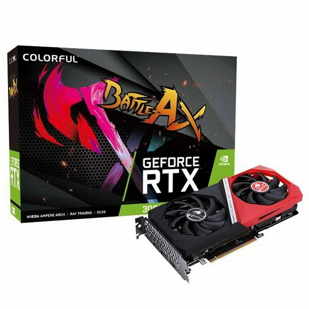 Colorful Видеокарта GeForce RTX 3060 12 ГБ (RTX3060NBDUO12GV2L-V), LHR #1
