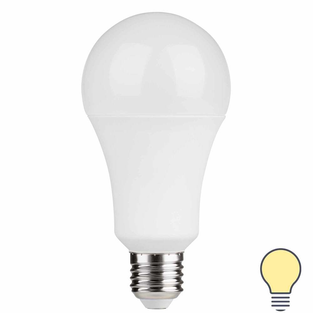 Lexman Лампочка Лампа светодиодная E27 170-240 В 10 Вт груша матовая 1000 лм теплый белый свет, E27, #1