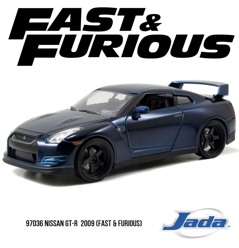 Машинка коллекционная Jada Toys Fast & Furious 1:24 97036 NISSAN GT-R (R35) 2009 #1