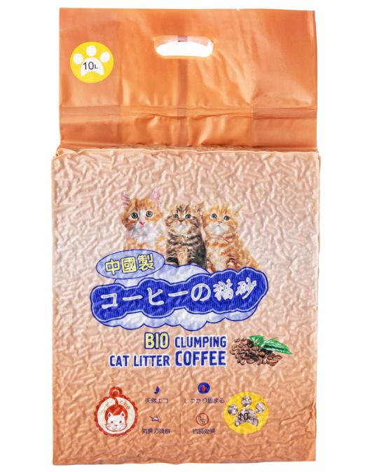 Hakase Arekkusu Наполнитель Кукурузный Комкующийся Кофе 5000г. #1