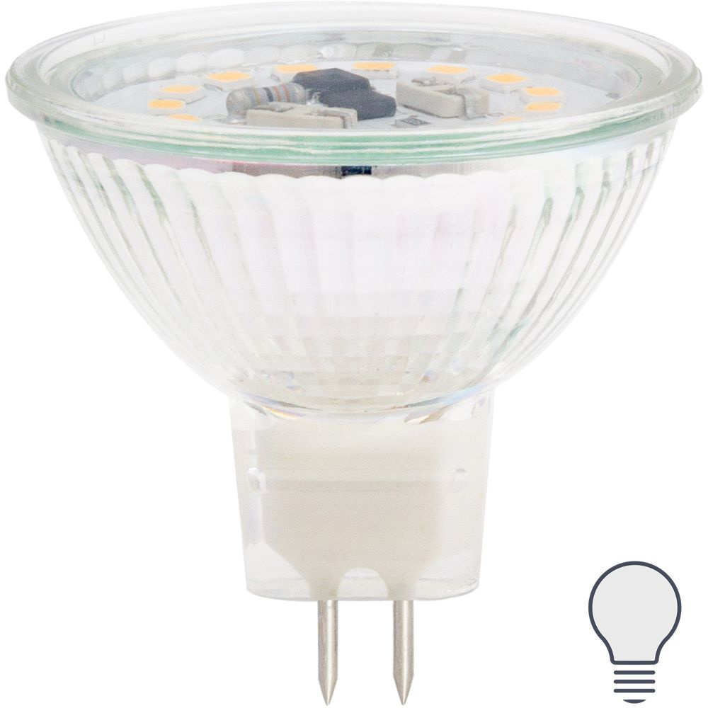 Лампа светодиодная Lexman GU5.3 220-240 В 6 Вт спот прозрачная 500 лм нейтральный белый свет  #1
