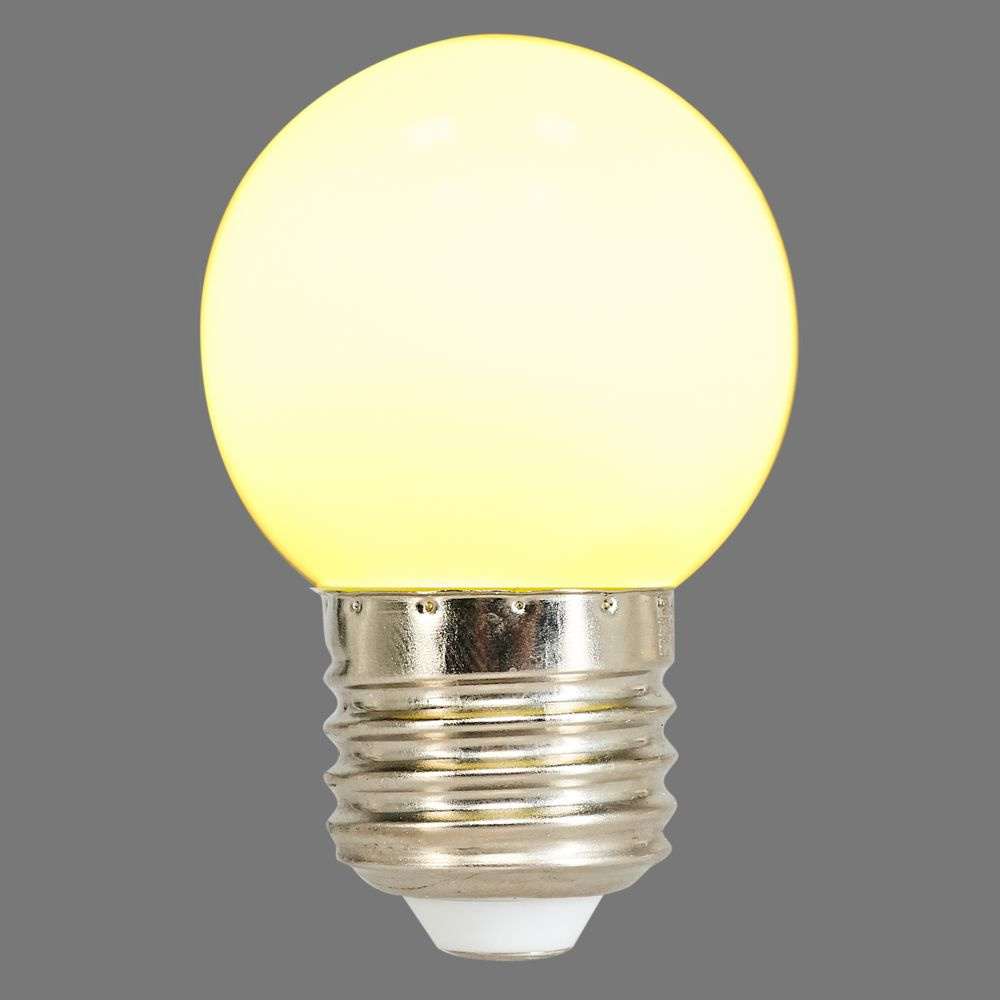 Лампа светодиодная Volpe E27 220 В 1 Вт шар матовый 80 лм жёлтый свет  #1