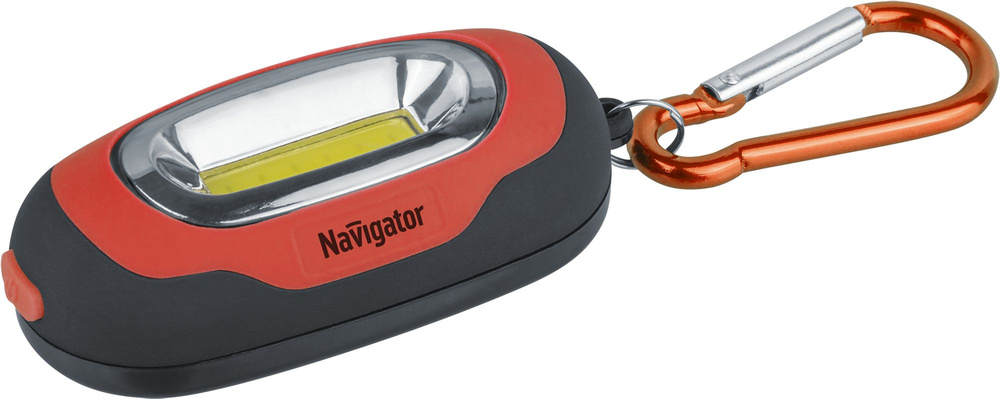 Фонарик брелок карманный Navigator / Навигатор NPT-KC07-R-2CR2032 на батарейках 2xCR2032, 1СOB LED, 3 #1