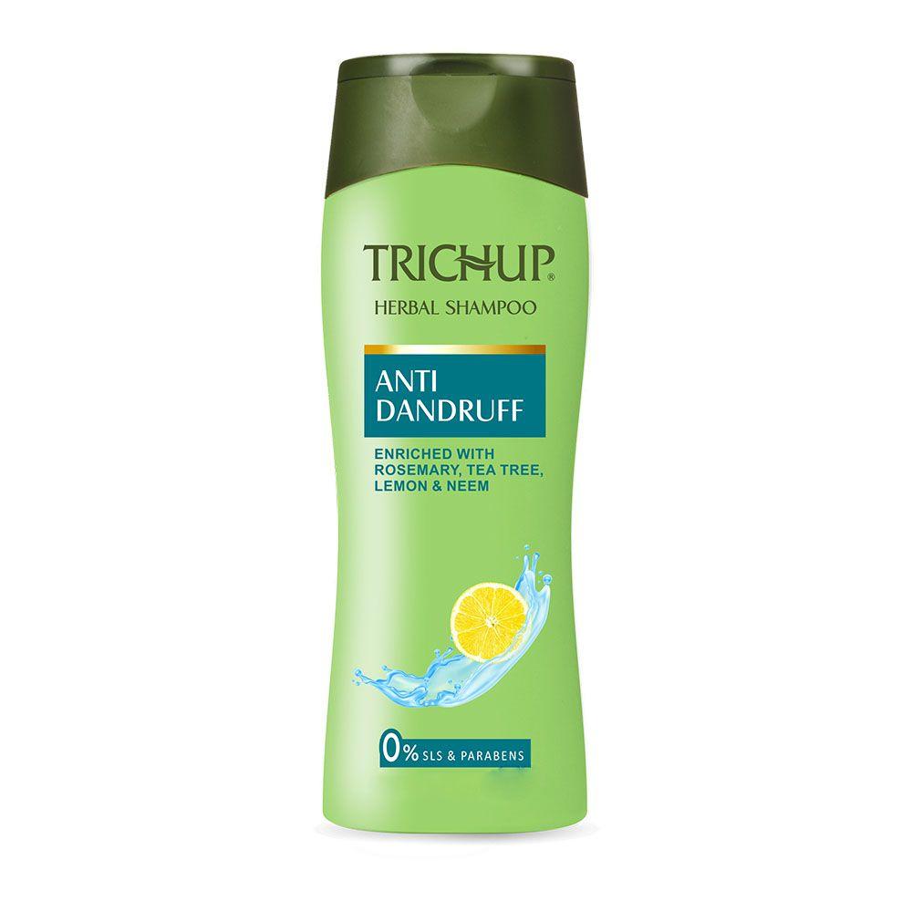 Trichup Shampoo ANTI DANDRUFF, Vasu (Тричуп Шампунь ПРОТИВ ПЕРХОТИ, Васу), ЗЕЛЕНАЯ БУТЫЛКА, 400 мл.  #1