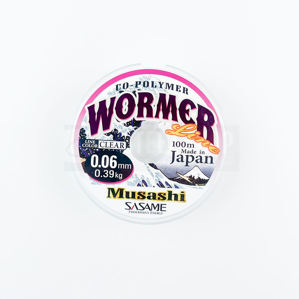 Японская леска для мормышинга Musashi Wormer 100m 0.06mm #1