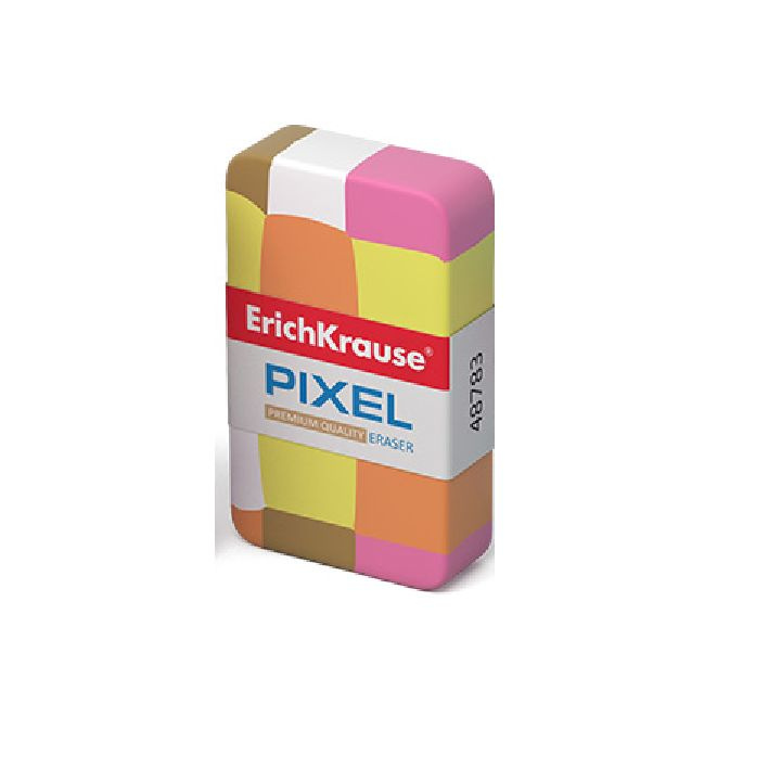 "Erich Krause". Ластик "Pixel", 44 х 27 х 10 мм. мягкий, гипоаллергенный. 1 штука. 48783  #1