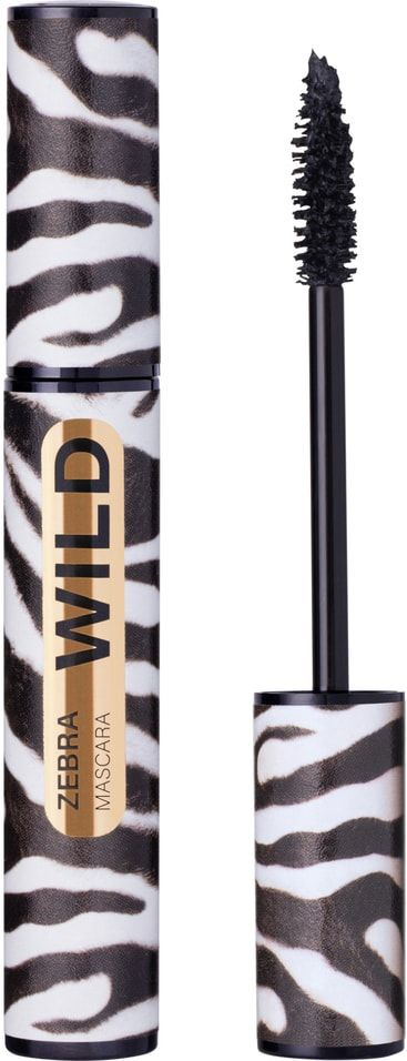 Тушь для ресниц Stellary Zebra Black Mascara Черная с эффектом интенсивного объема и разделения ресниц #1