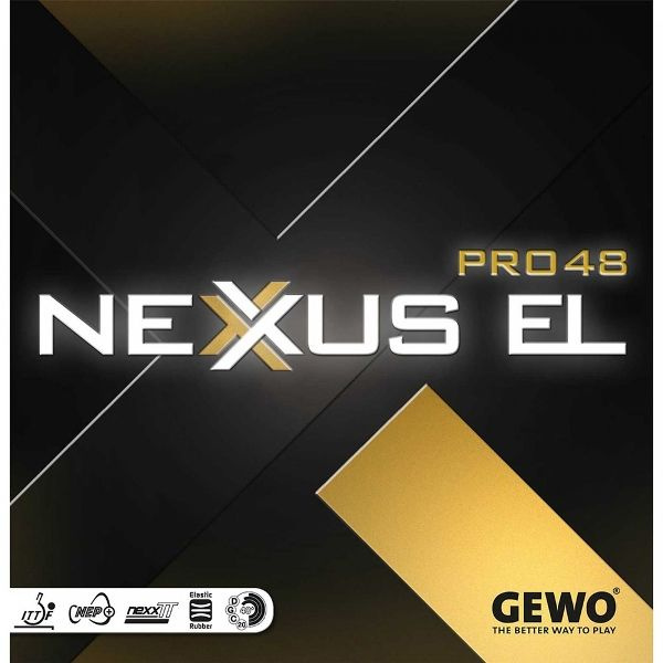 Накладка для н/тенниса Gewo Nexxus EL Pro 48, Black, 2.1 #1