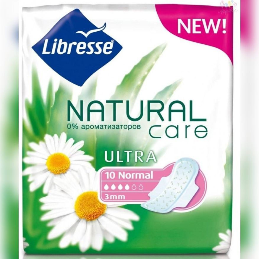 Прокладки гигиенические Libresse Natural Care Ultra Normal, 10 шт. #1