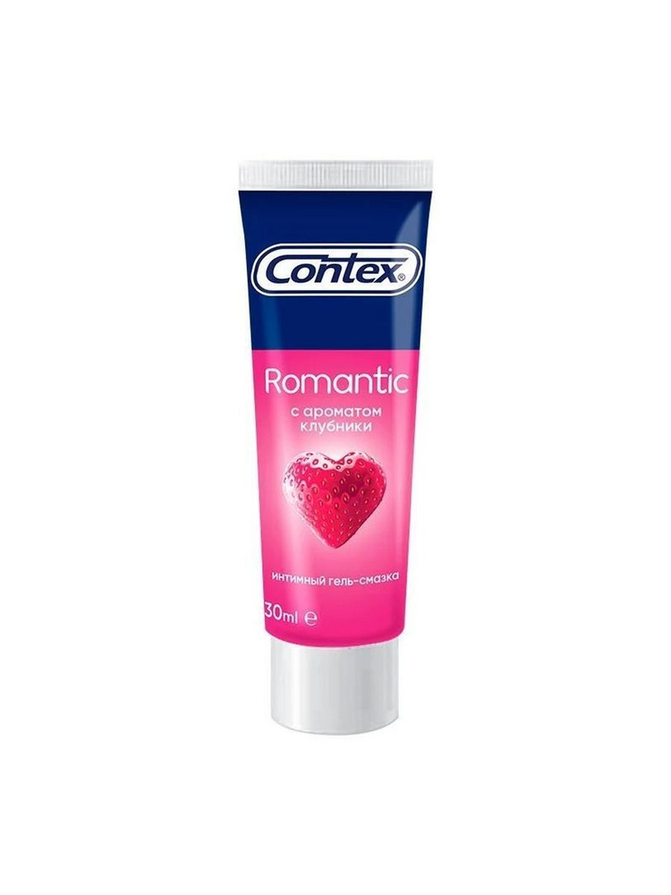 Интимный гель-смазка Contex Romantic с ароматом клубники, 30 мл #1