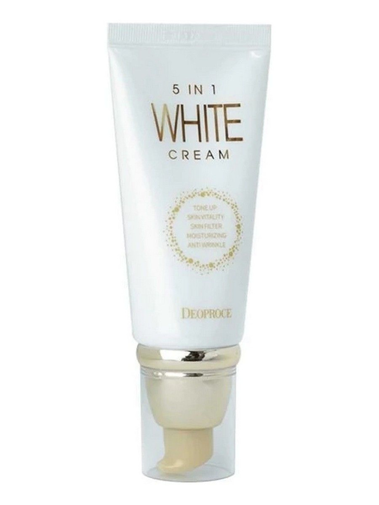 Многофункциональный осветляющий крем для лица 5 In 1 White Cream 50г  #1