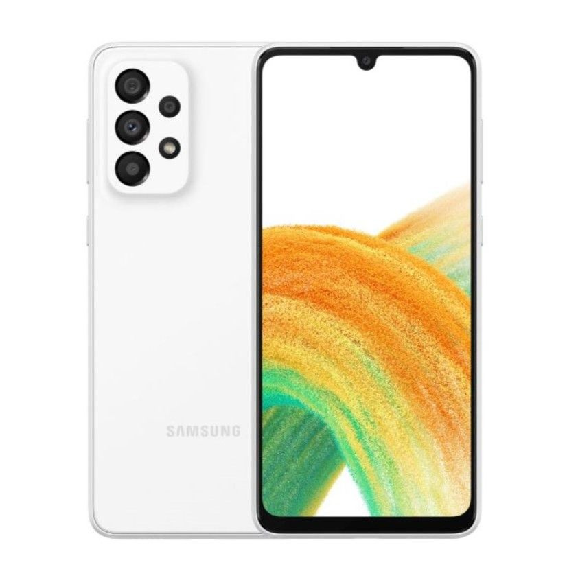 Samsung Смартфон Galaxy A33 8/128 ГБ, белый #1