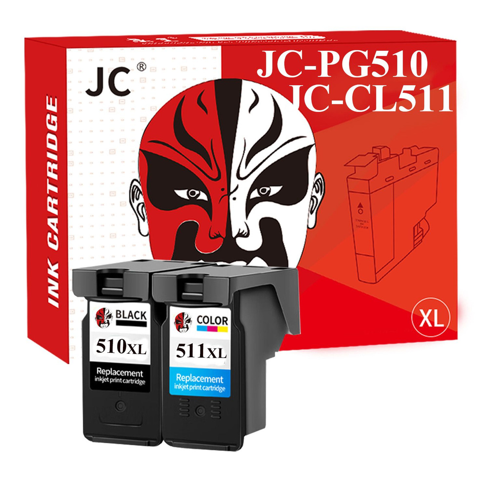 совместимый картриджа JC PG510 / CL511 для Canon PG-510 XL / CL-511 XL для Canon Pixma MP499 MP495 MP230 #1