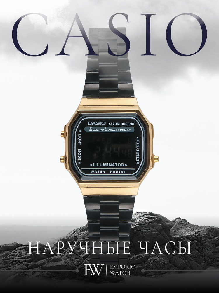 Casio Часы наручные Кварцевые Часы наручные, кварцевые часы с металлическим ремешком  #1