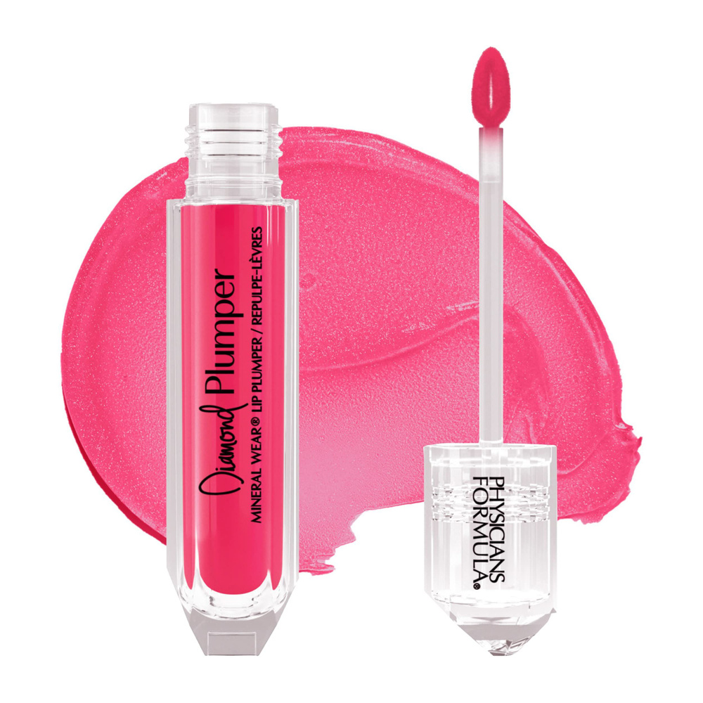 PHYSICIANS FORMULA Блеск для губ увеличивающий объем Diamond Glow Lip Plumper, тон: сияющий розовый, #1