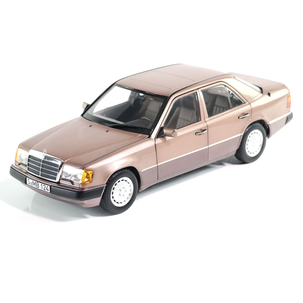 Модель автомобиля Norev - Mercedes-Benz 230 E (W124) 1989-1993, Rosewood Metallic, 1:18  #1