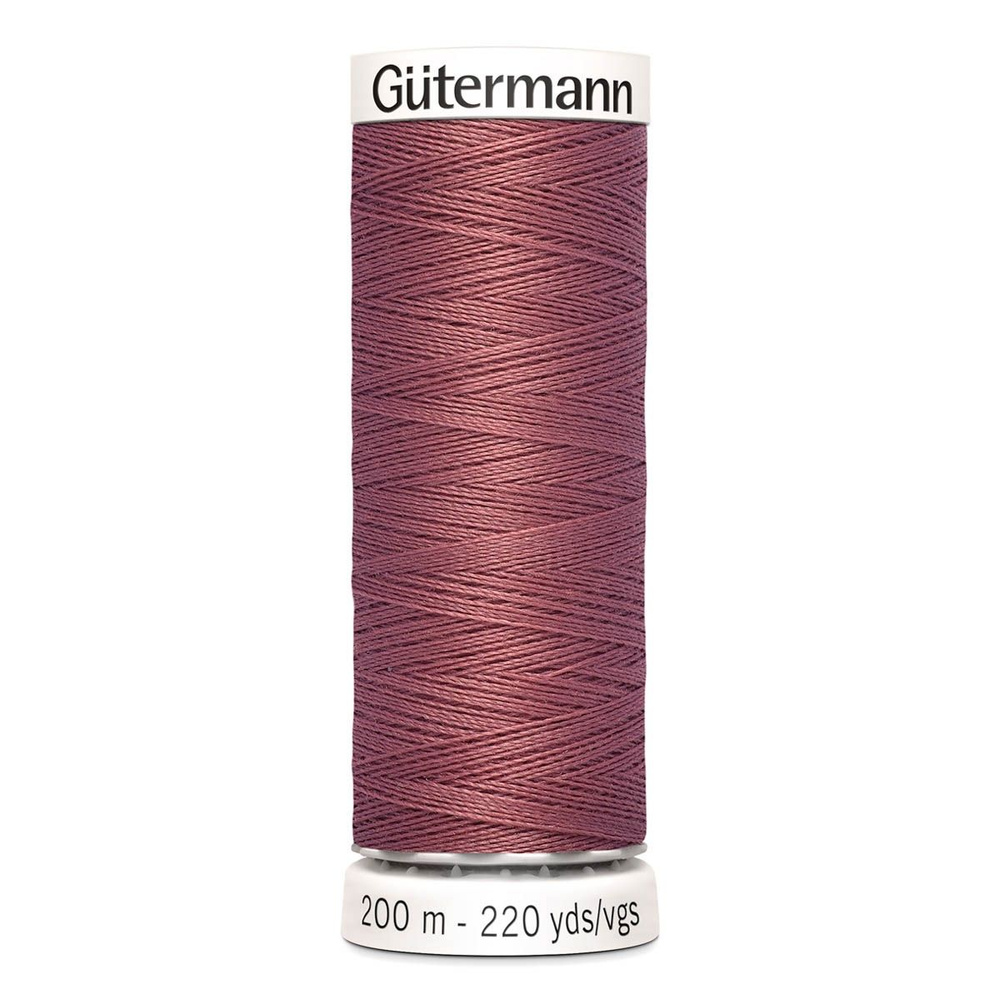 Нить Gutermann, Sew-All 100/200м для всех материалов, 100% п/э, цвет 474 турецкий розовый  #1