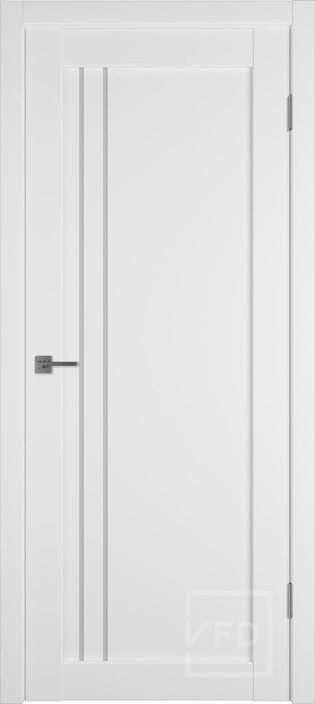 Владимирская Фабрика Дверей Дверь межкомнатная Emalex Ice, МДФ, 800x2000, Со стеклом  #1